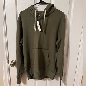 NWT J.Crew 100% Cotton Hoodie- Men’s Medium